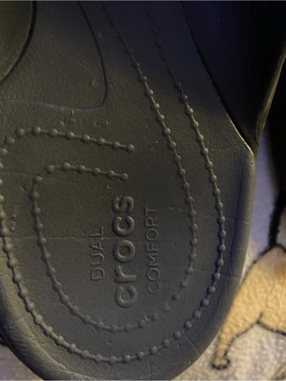 CROCS Black Dual Comfort Flip Sandal